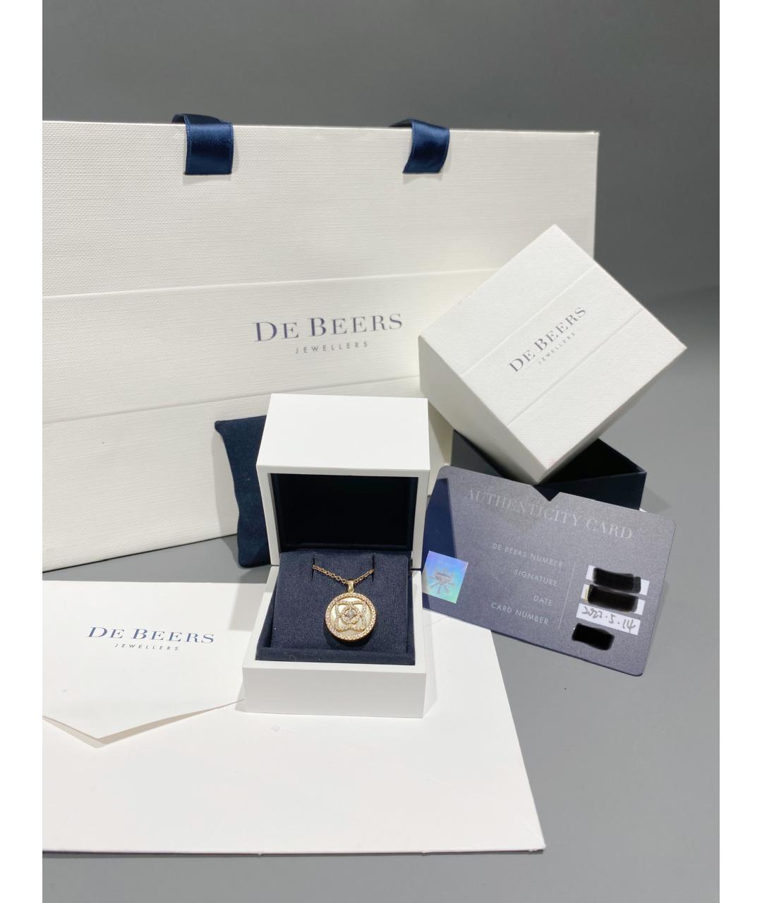 DE BEERS Золотое колье из желтого золота, фото 2