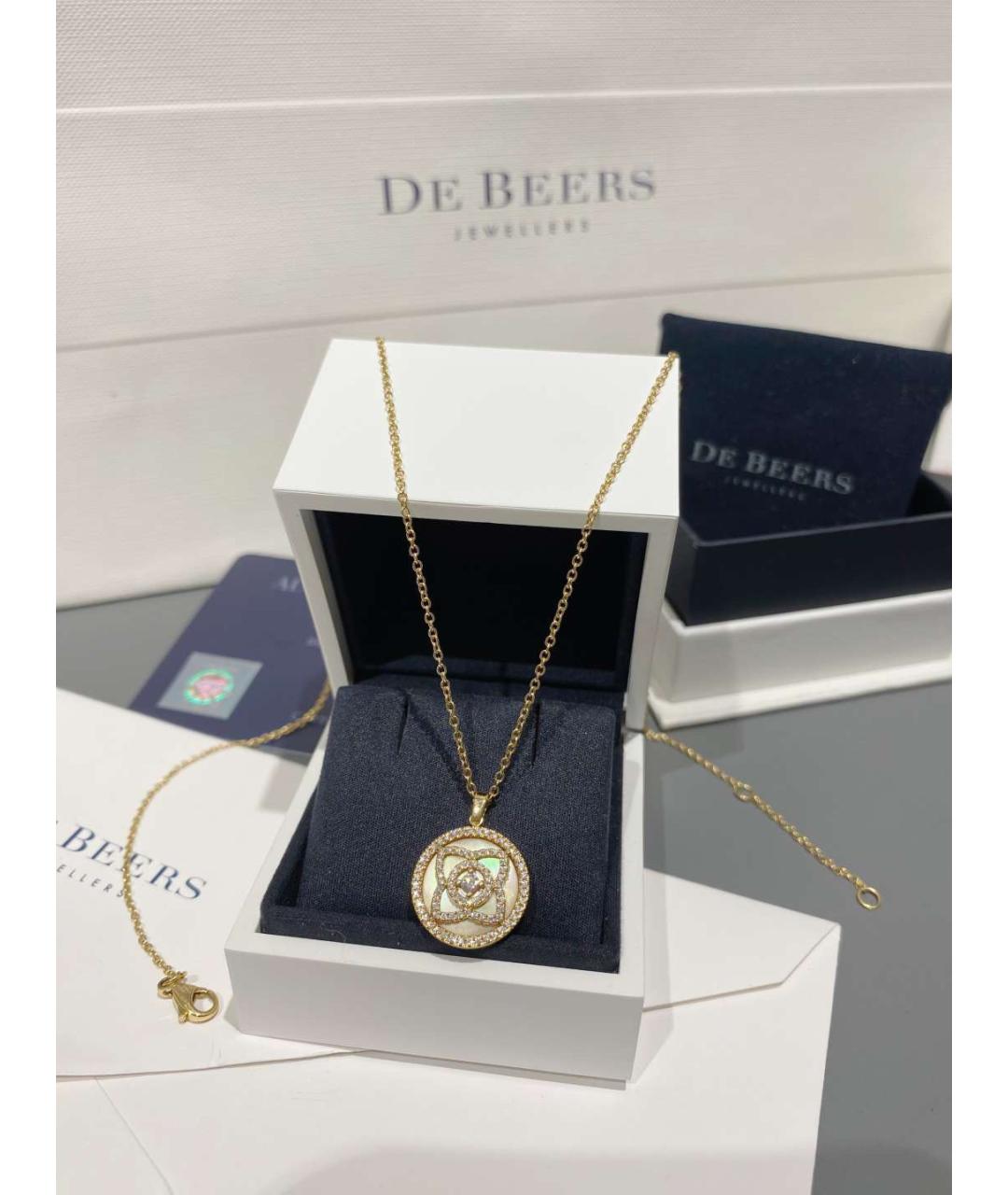 DE BEERS Золотое колье из желтого золота, фото 6