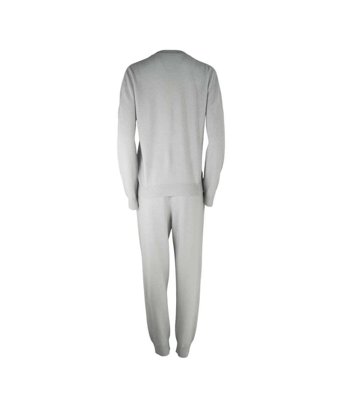 JIL SANDER Серые кашемировые спортивные брюки и шорты, фото 6