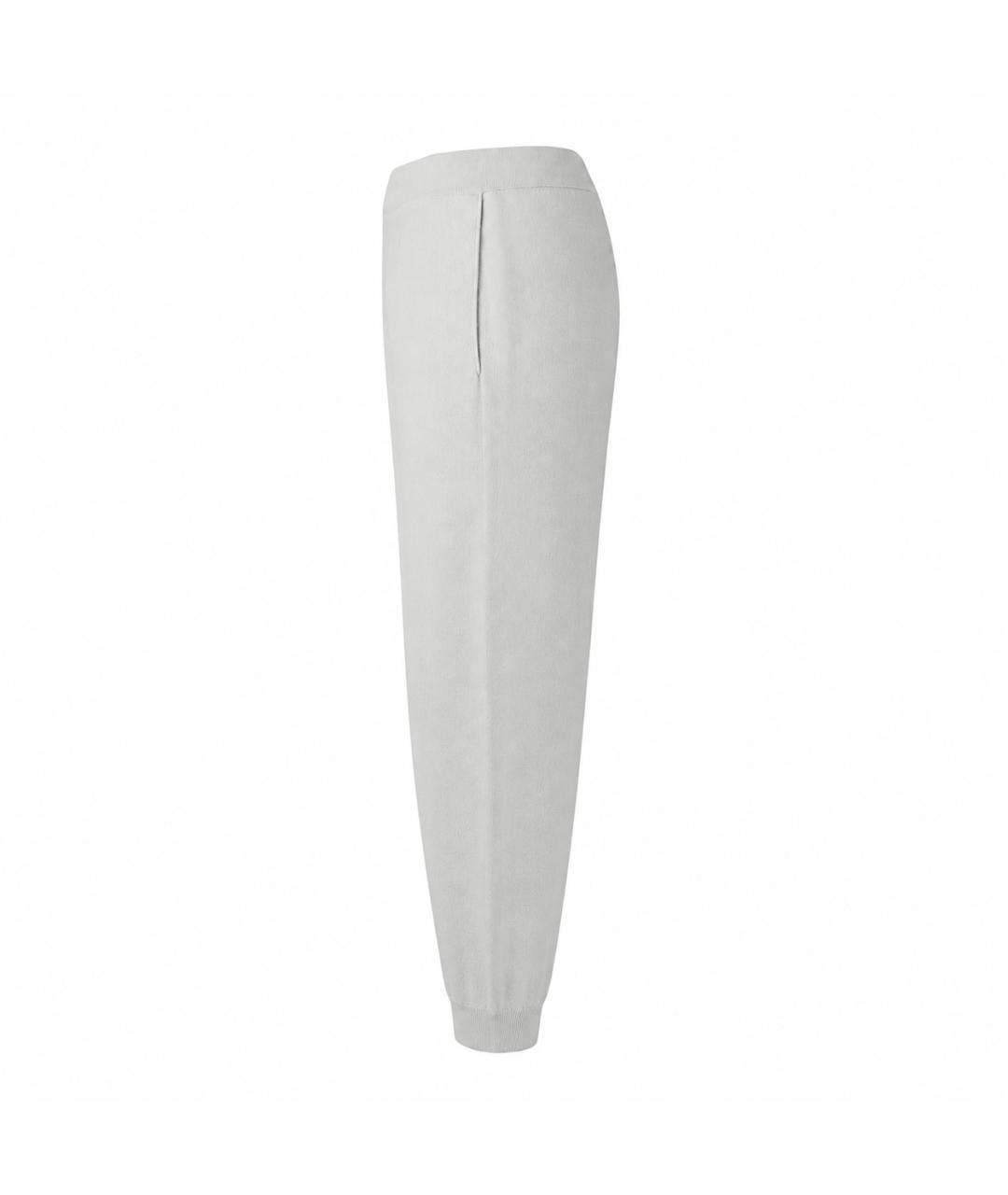 JIL SANDER Серые кашемировые спортивные брюки и шорты, фото 4