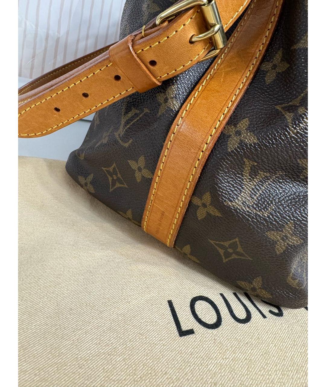 LOUIS VUITTON Коричневая сумка тоут, фото 3