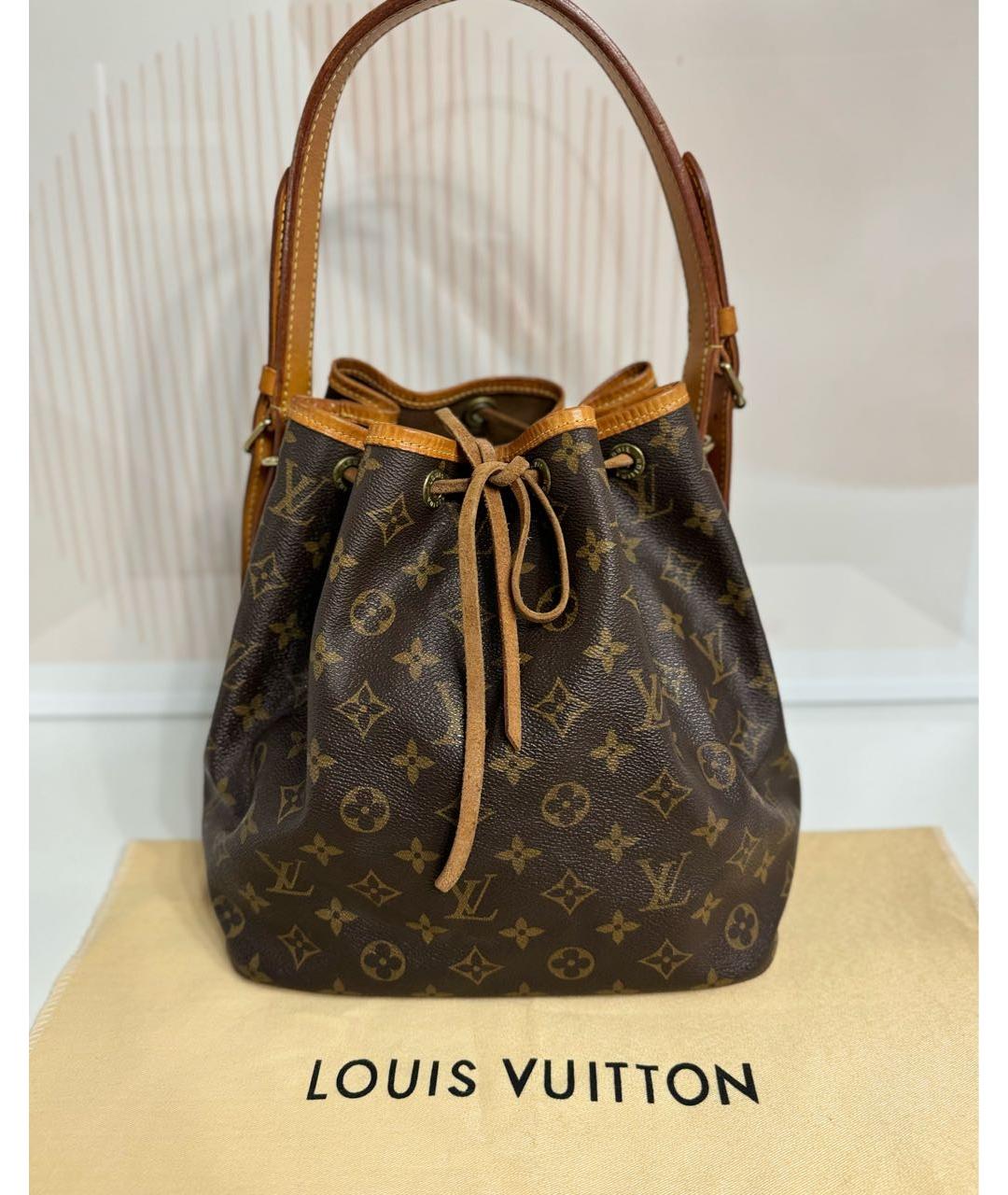 LOUIS VUITTON Коричневая сумка тоут, фото 8