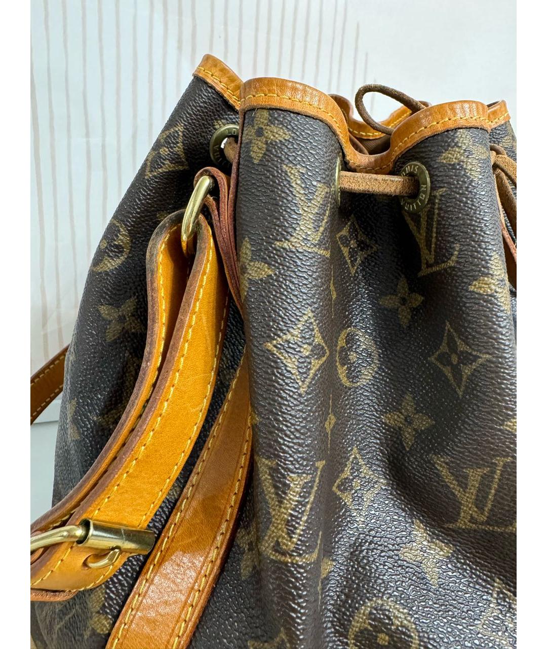 LOUIS VUITTON Коричневая сумка тоут, фото 4