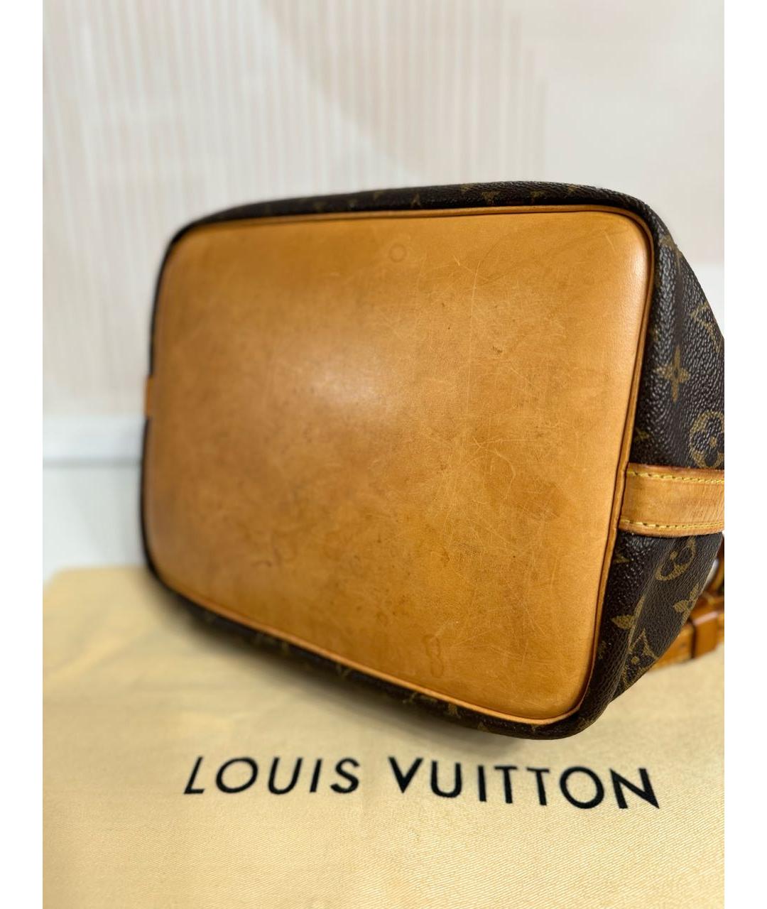 LOUIS VUITTON Коричневая сумка тоут, фото 6