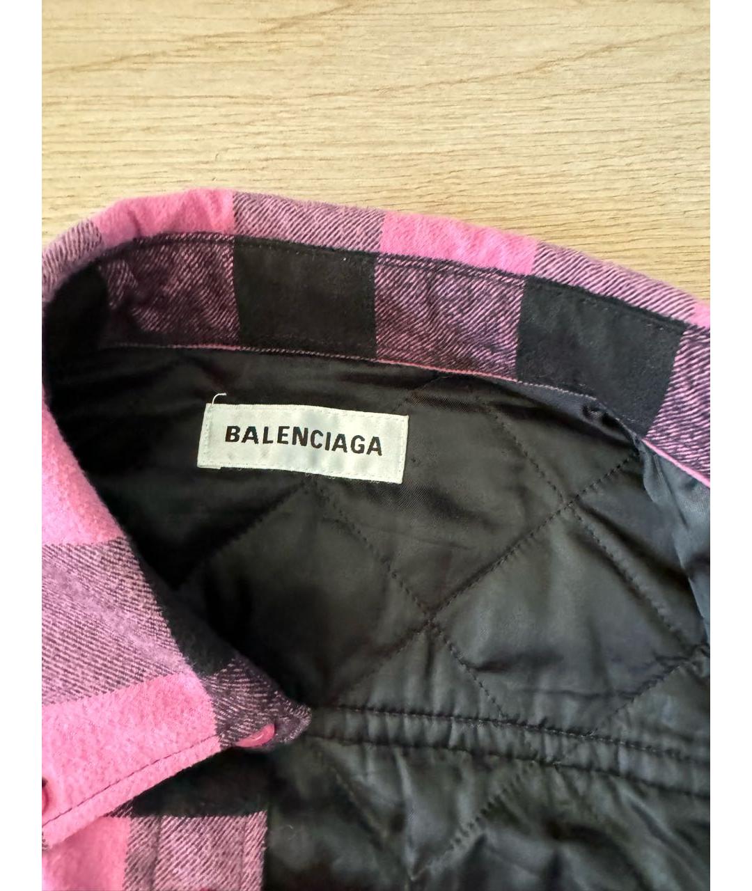 BALENCIAGA Розовая рубашка, фото 3