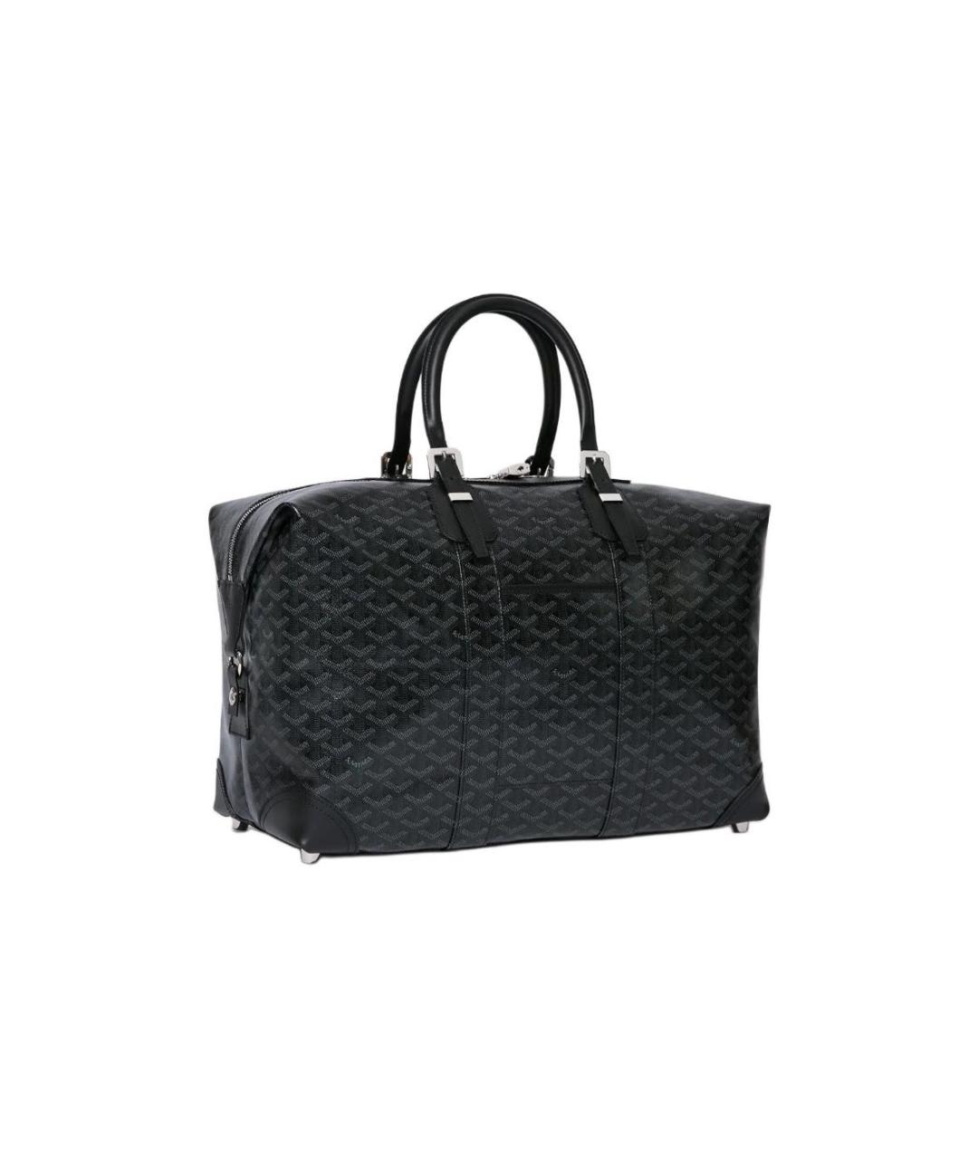 GOYARD Черная кожаная сумка тоут, фото 1