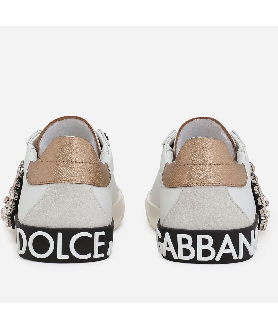 DOLCE&GABBANA Кожаные кеды, фото 2