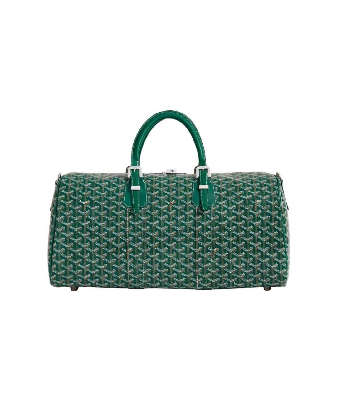 GOYARD Зеленая кожаная сумка тоут, фото 1