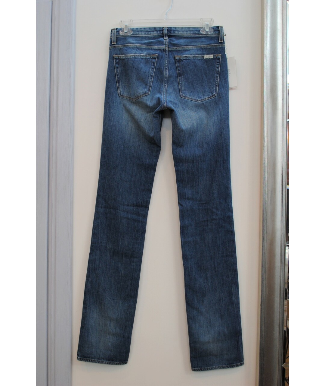 BA&SH Голубые хлопковые прямые джинсы, фото 2