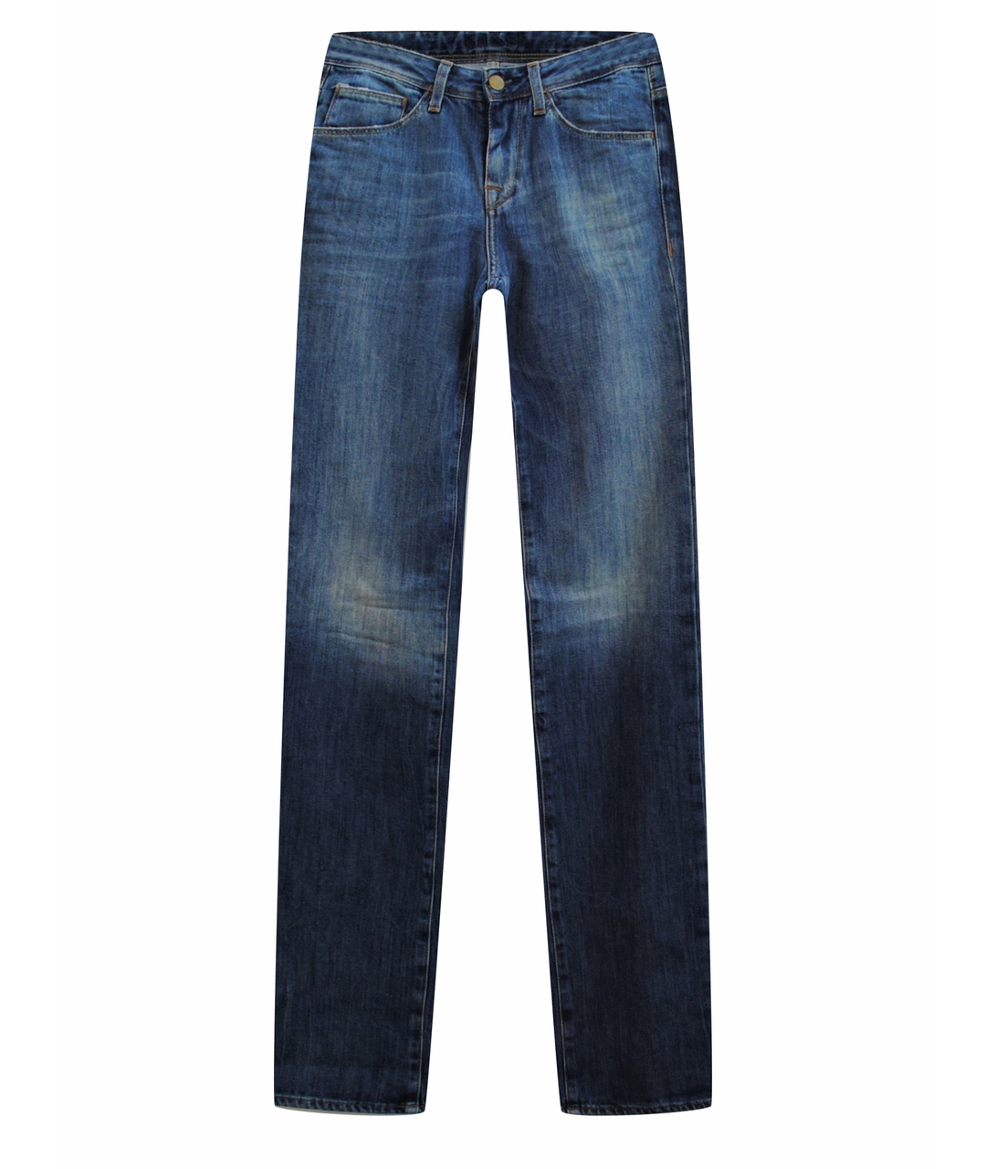 BA&SH Голубые хлопковые прямые джинсы, фото 1