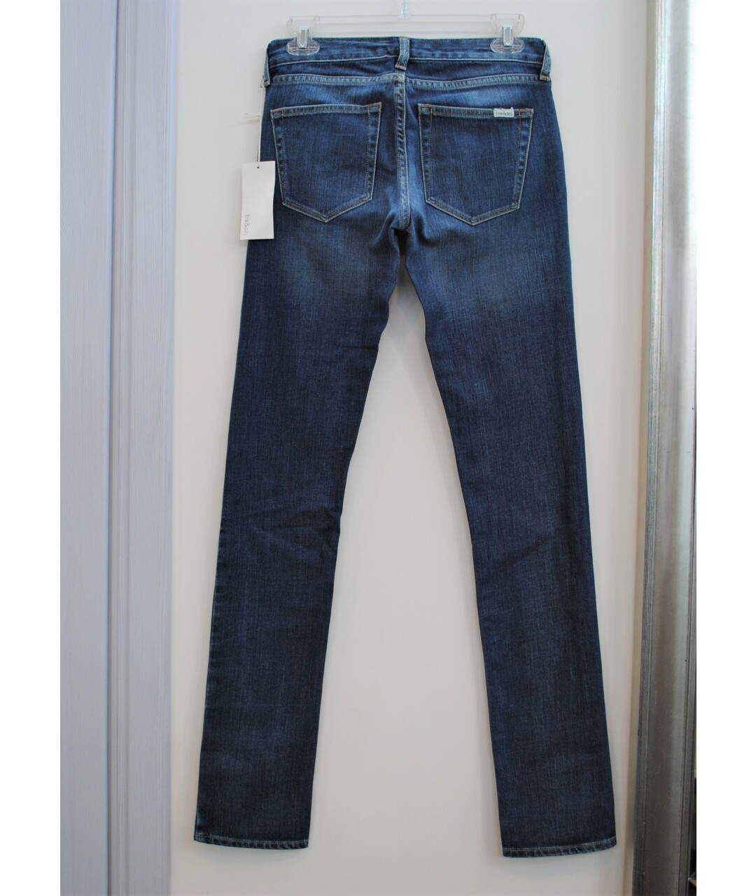 BA&SH Голубые хлопко-эластановые джинсы слим, фото 2