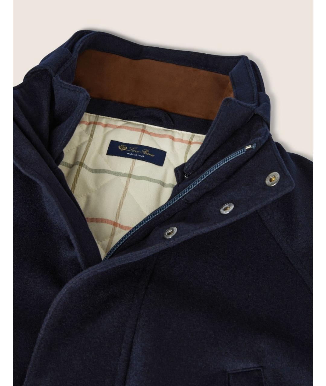 LORO PIANA Темно-синяя кашемировая куртка, фото 8