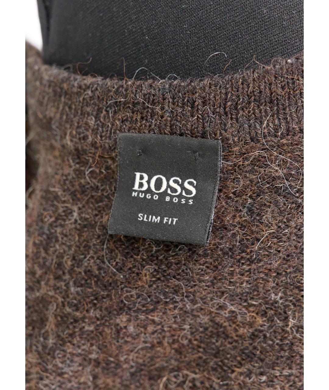 HUGO BOSS Коричневый джемпер / свитер, фото 3