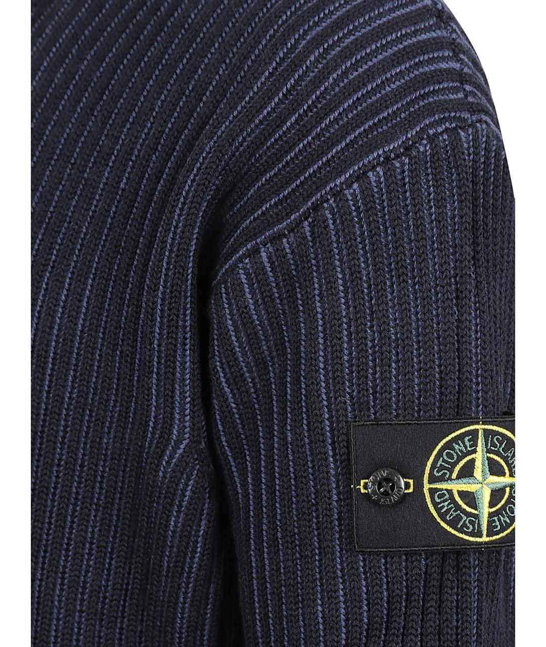 STONE ISLAND Синий джемпер / свитер, фото 2