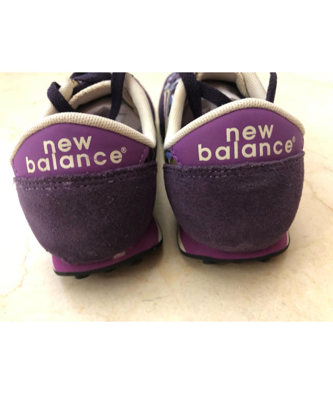 NEW BALANCE Фиолетовые текстильные кроссовки, фото 3