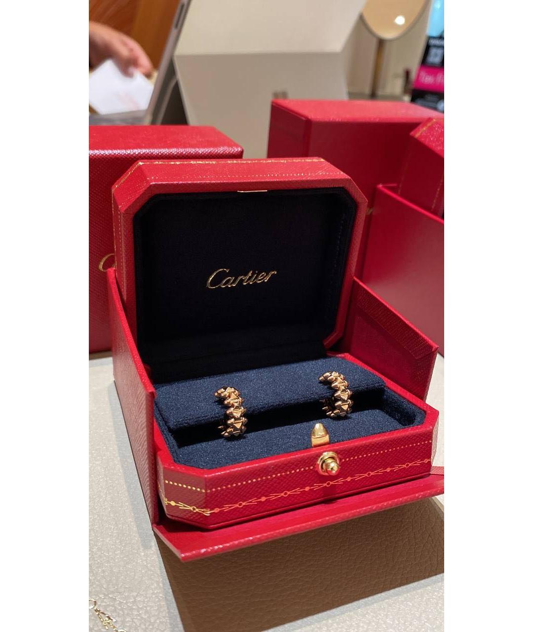 CARTIER Серьги из розового золота, фото 8