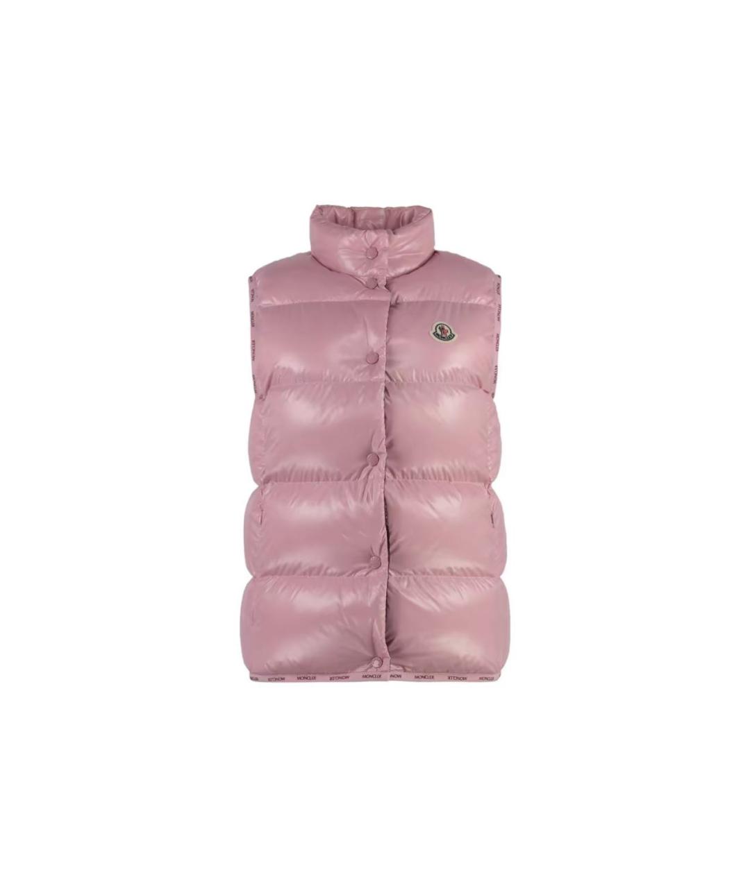 MONCLER Розовый жилет, фото 1