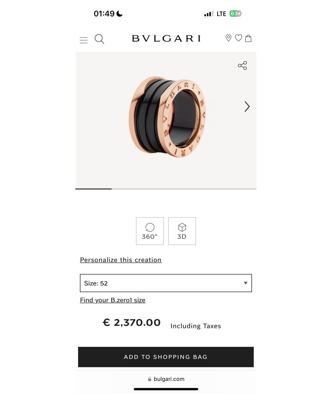 BVLGARI Золотое кольцо из розового золота, фото 5