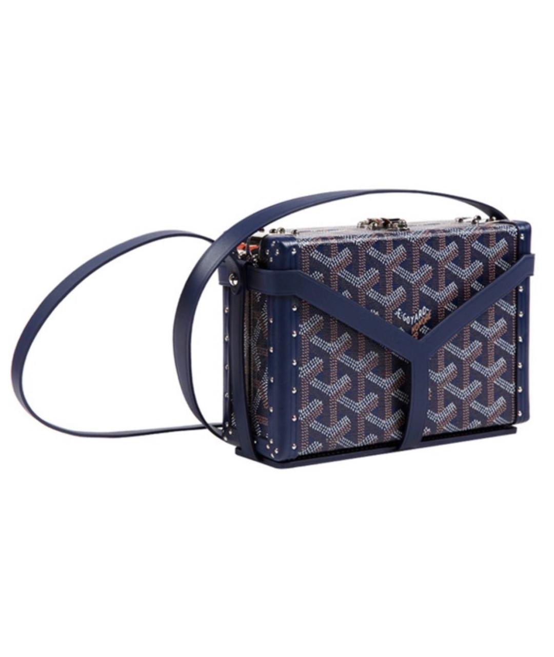 GOYARD Темно-синяя сумка на плечо, фото 2