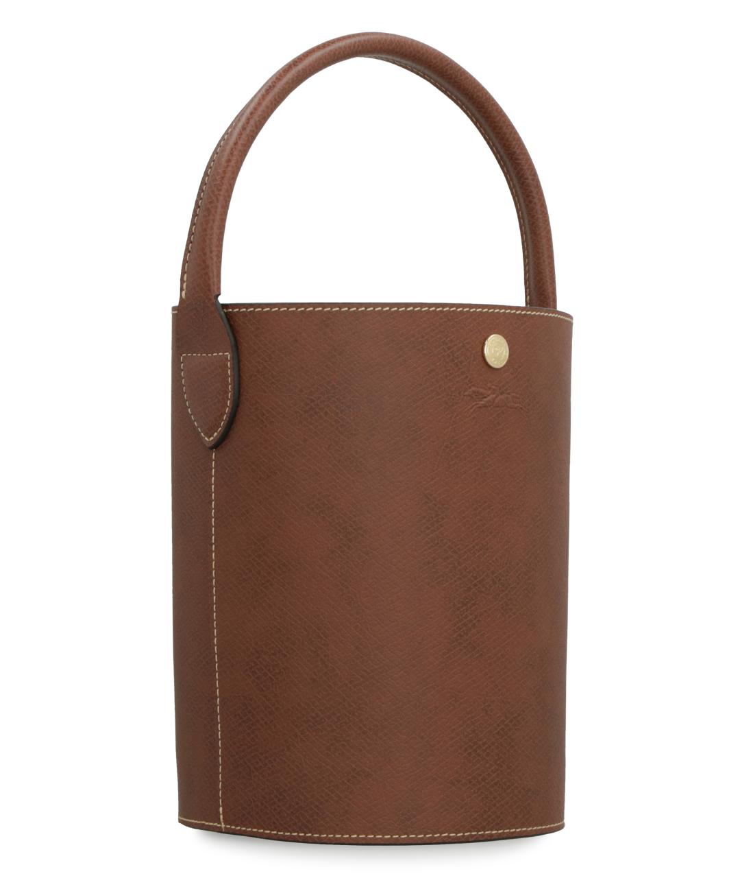 LONGCHAMP Коричневая сумка тоут, фото 3