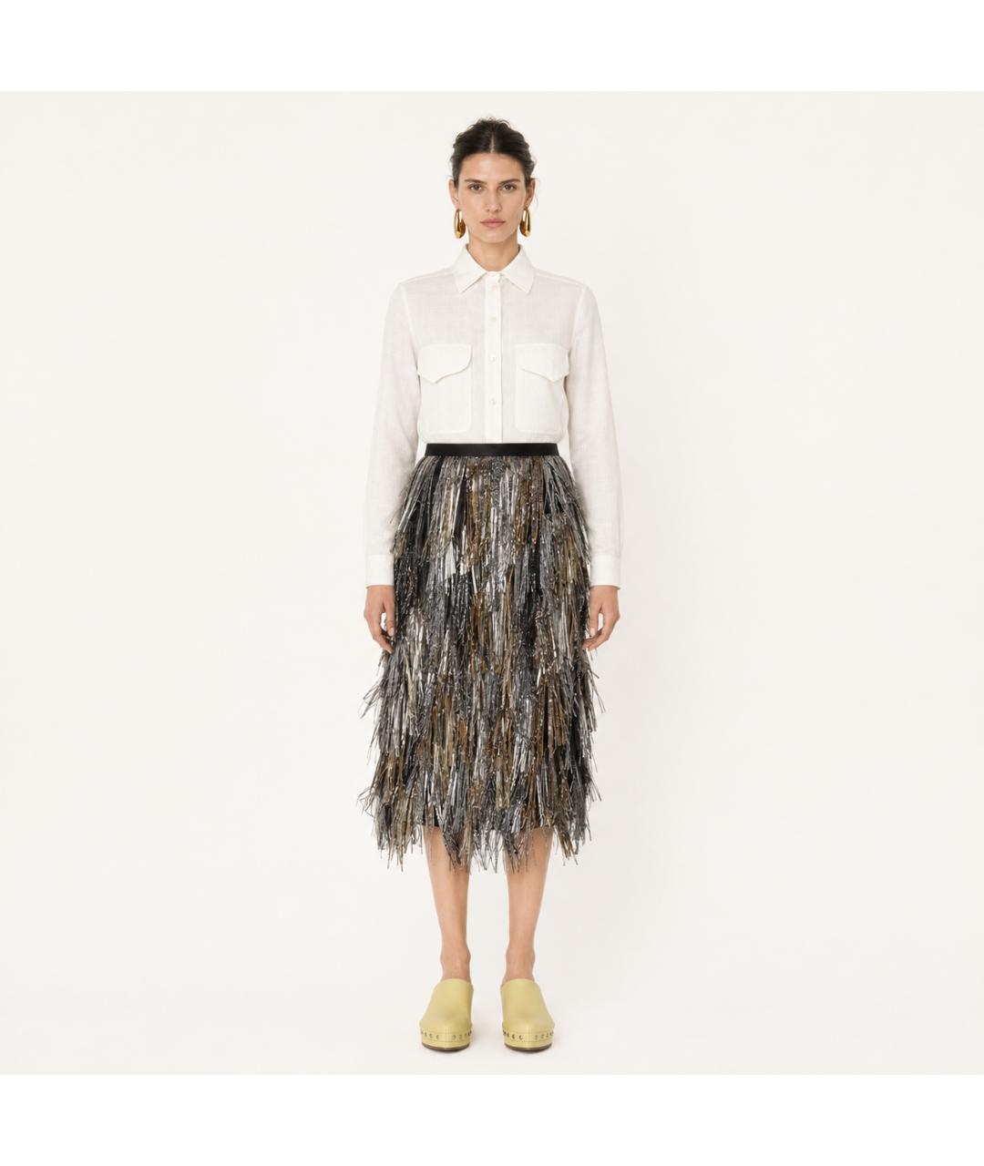 STELLA MCCARTNEY Белая хлопковая рубашка, фото 4