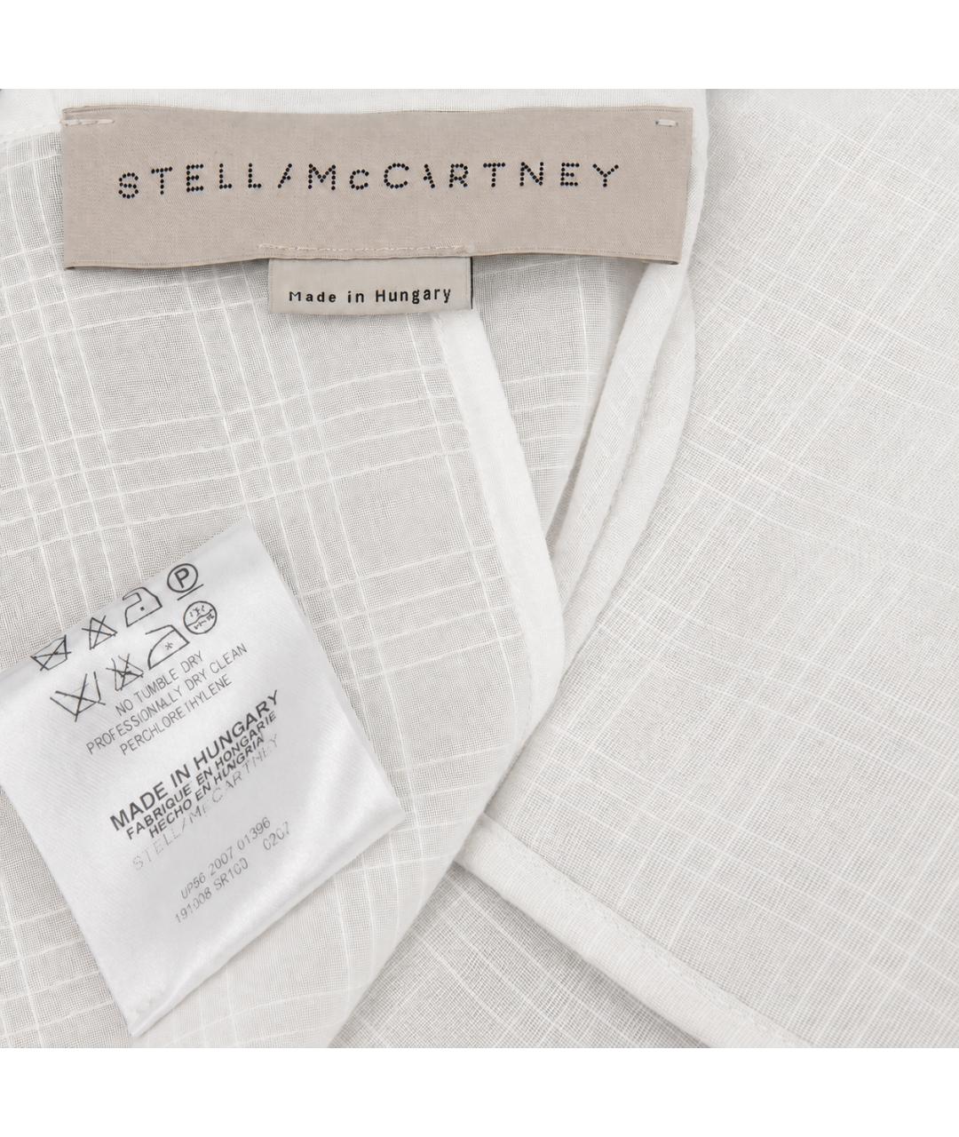 STELLA MCCARTNEY Белая хлопковая рубашка, фото 4