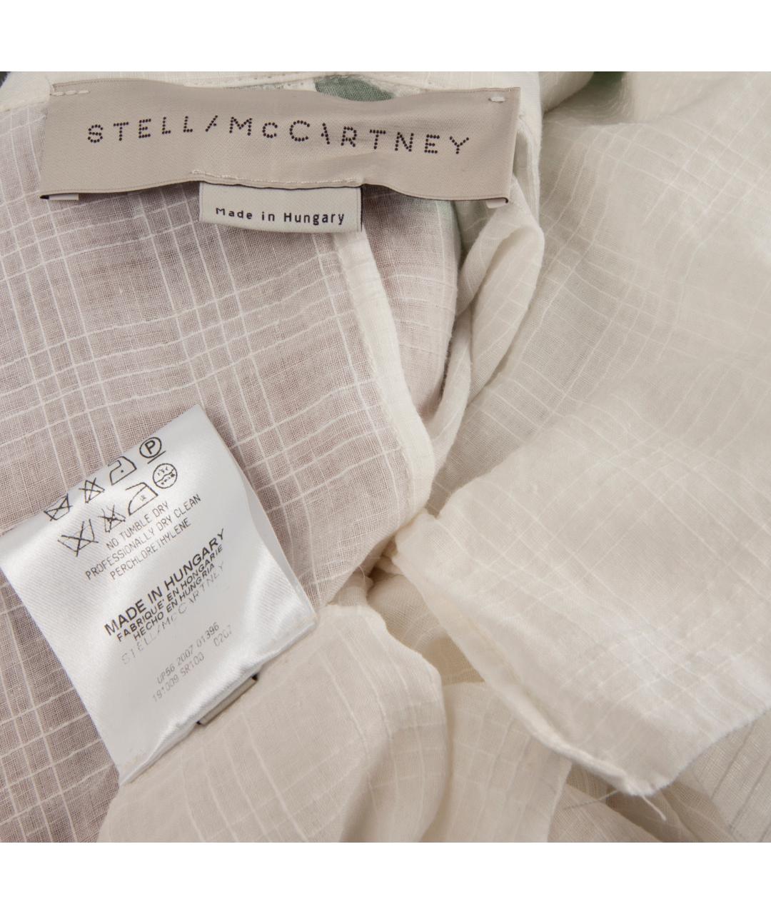 STELLA MCCARTNEY Белая хлопковая рубашка, фото 4