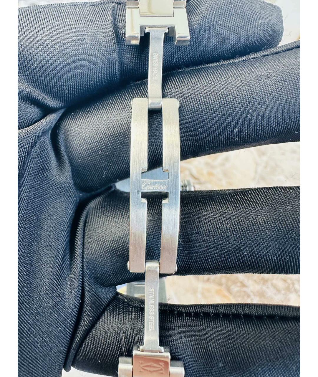 CARTIER Розовые металлические часы, фото 6