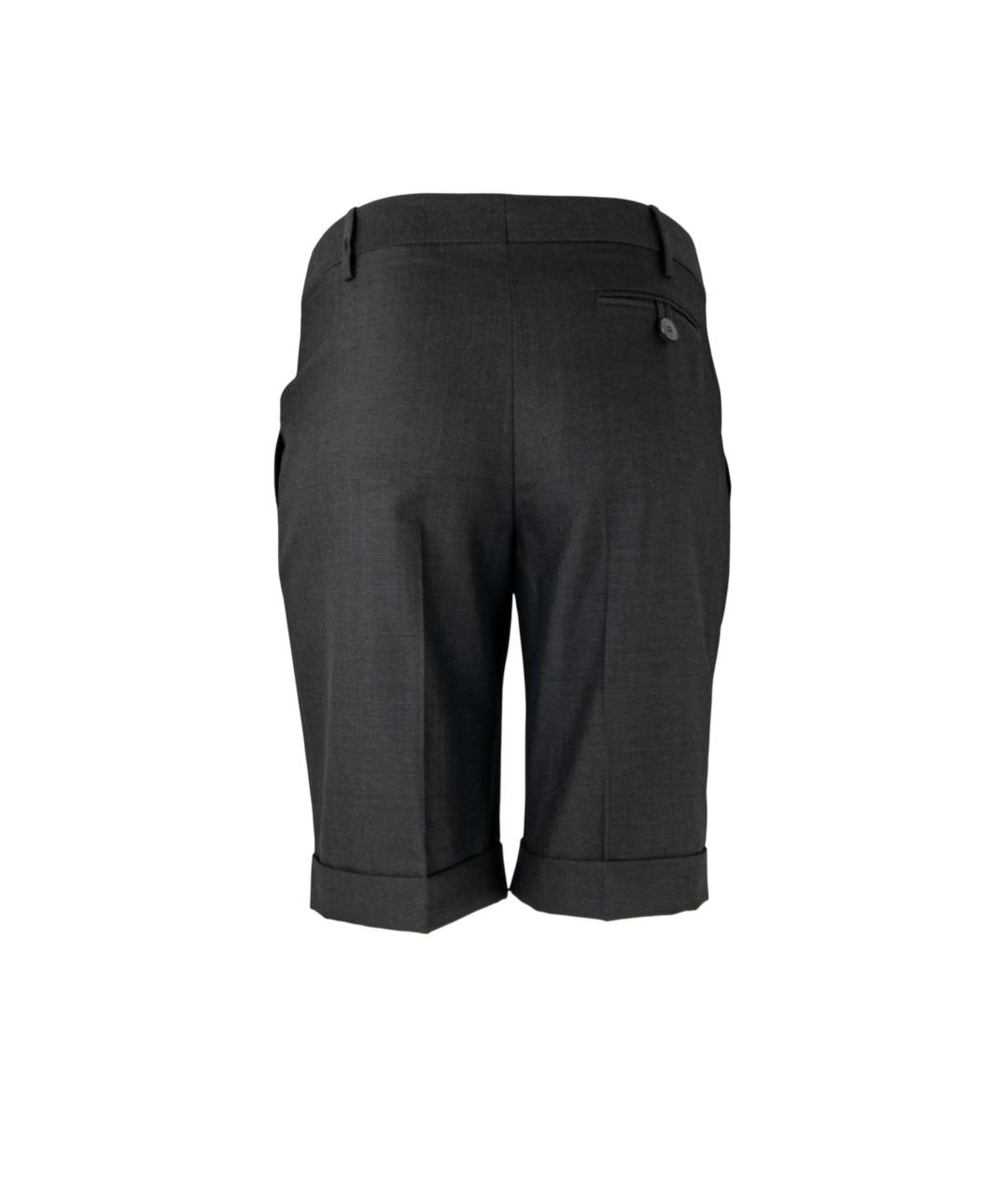 STELLA MCCARTNEY Антрацитовые шерстяные шорты, фото 3