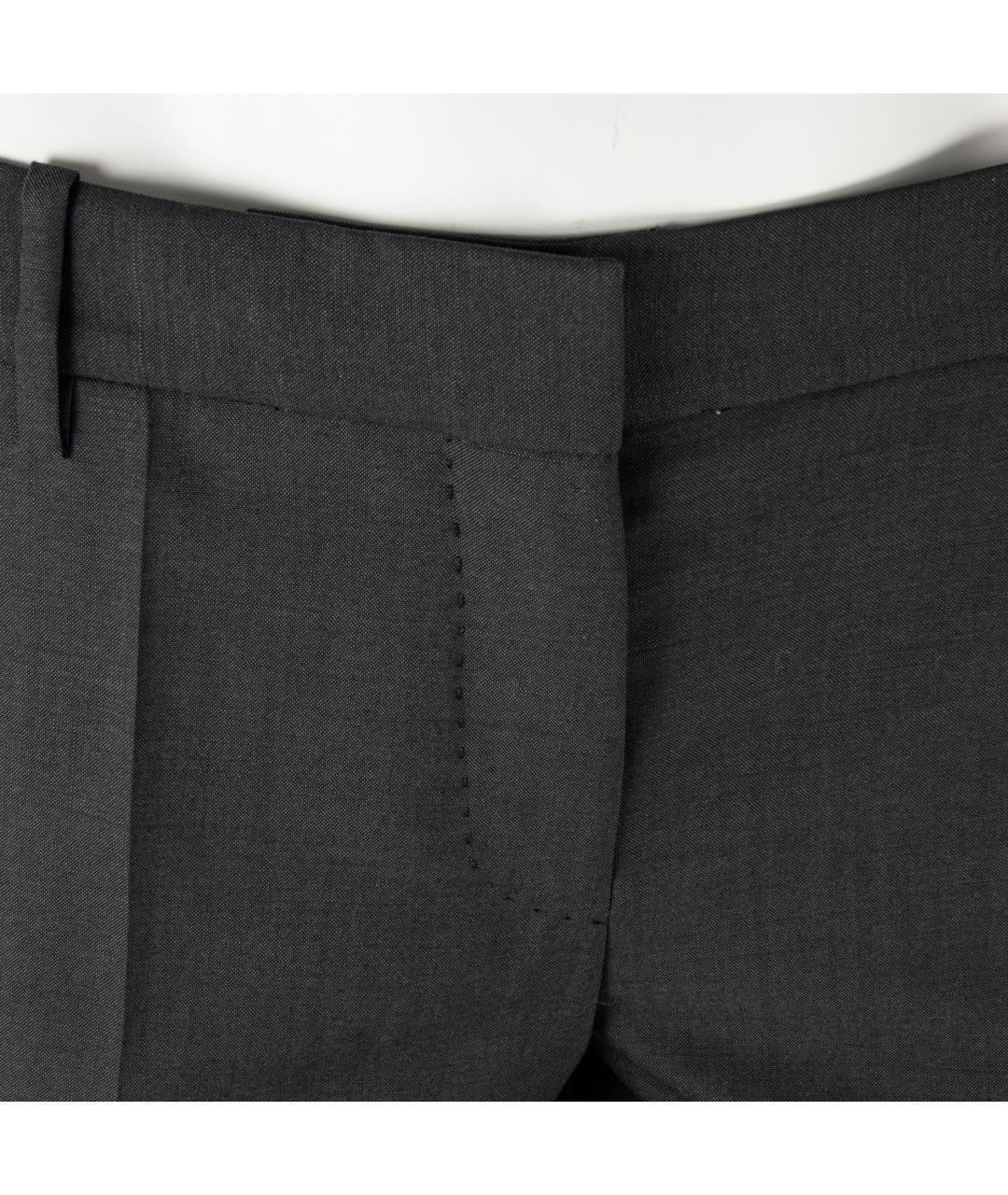 STELLA MCCARTNEY Антрацитовые шерстяные шорты, фото 2