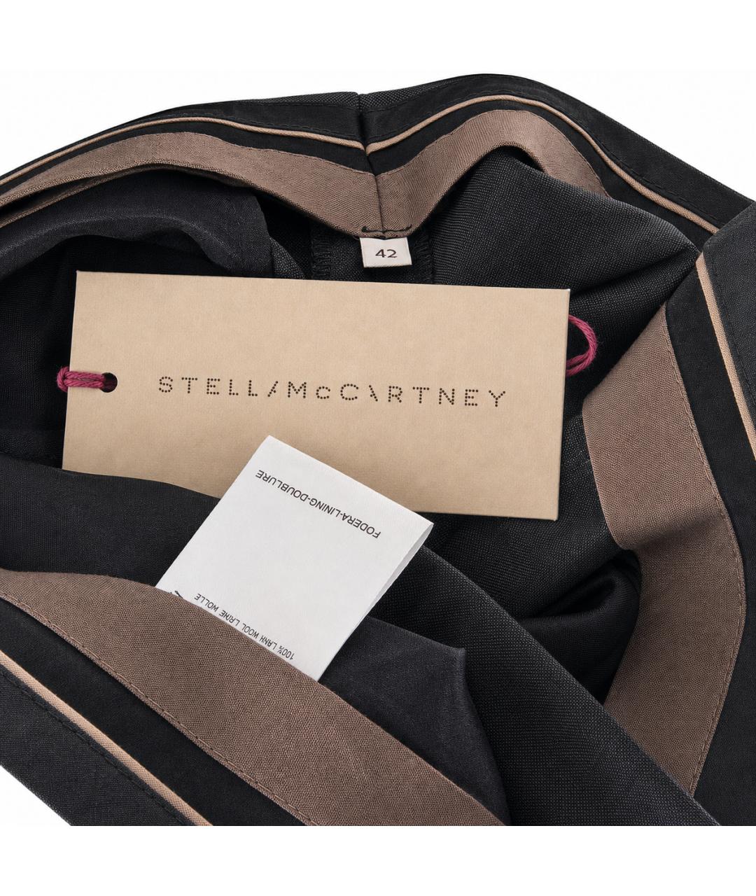 STELLA MCCARTNEY Антрацитовые шерстяные шорты, фото 5