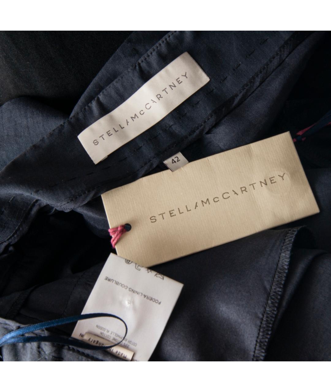 STELLA MCCARTNEY Темно-синие льняные шорты, фото 5