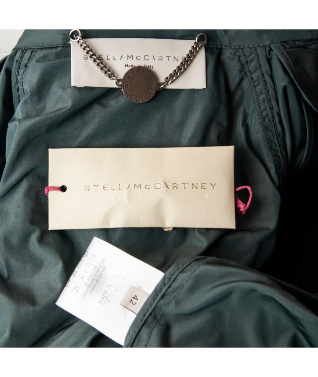 STELLA MCCARTNEY Зеленый полиэстеровый тренч/плащ, фото 6