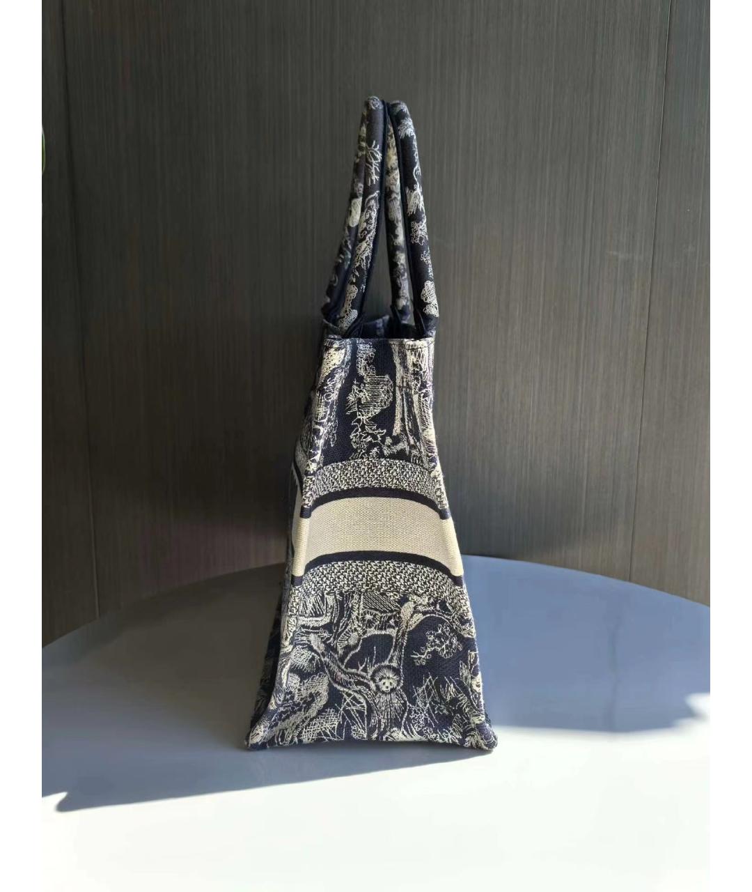 CHRISTIAN DIOR Голубая сумка тоут, фото 5