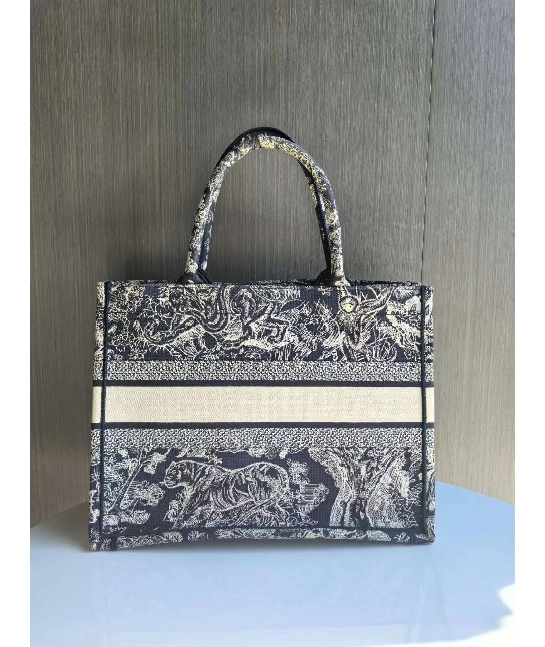 CHRISTIAN DIOR Голубая сумка тоут, фото 2