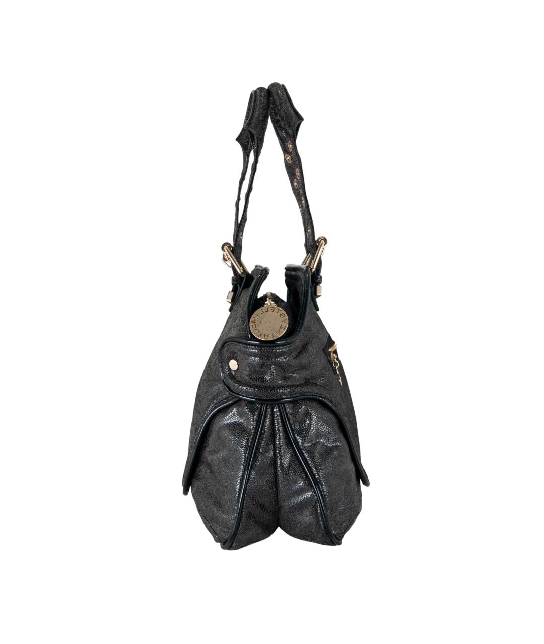 STELLA MCCARTNEY Черная сумка с короткими ручками из искусственной кожи, фото 2