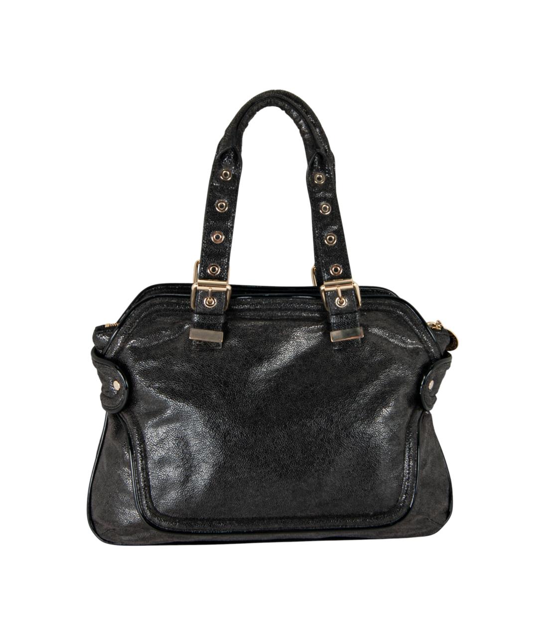 STELLA MCCARTNEY Черная сумка с короткими ручками из искусственной кожи, фото 3