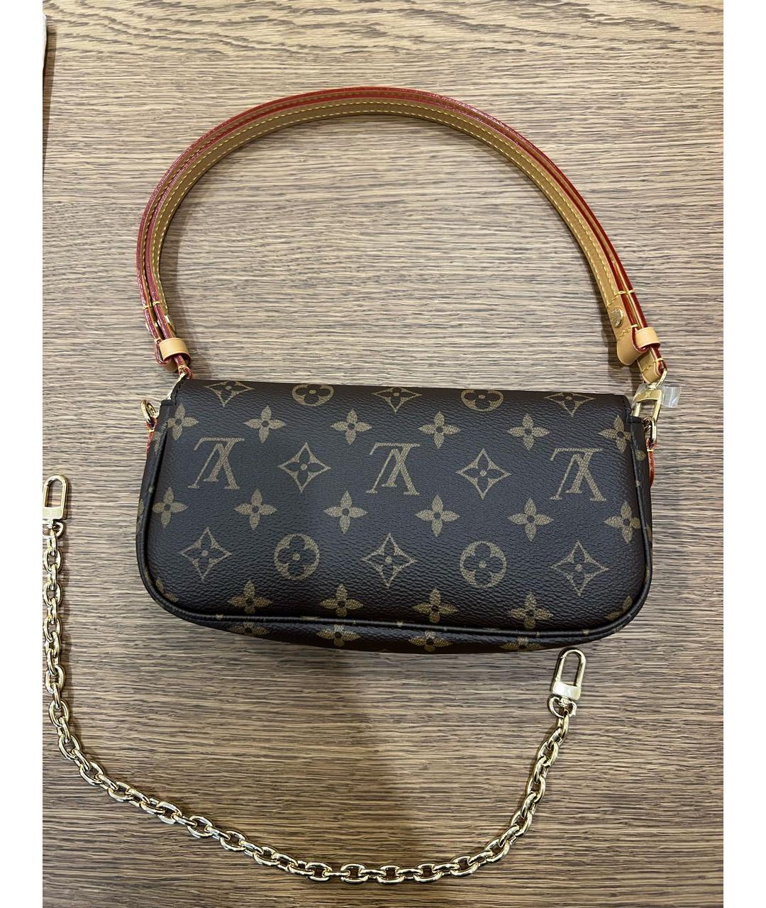 LOUIS VUITTON Коричневая сумка через плечо, фото 3