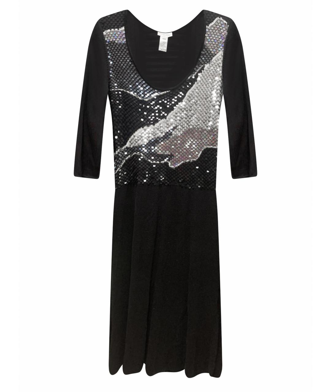 CHRISTIAN LACROIX Черное вискозное повседневное платье, фото 2