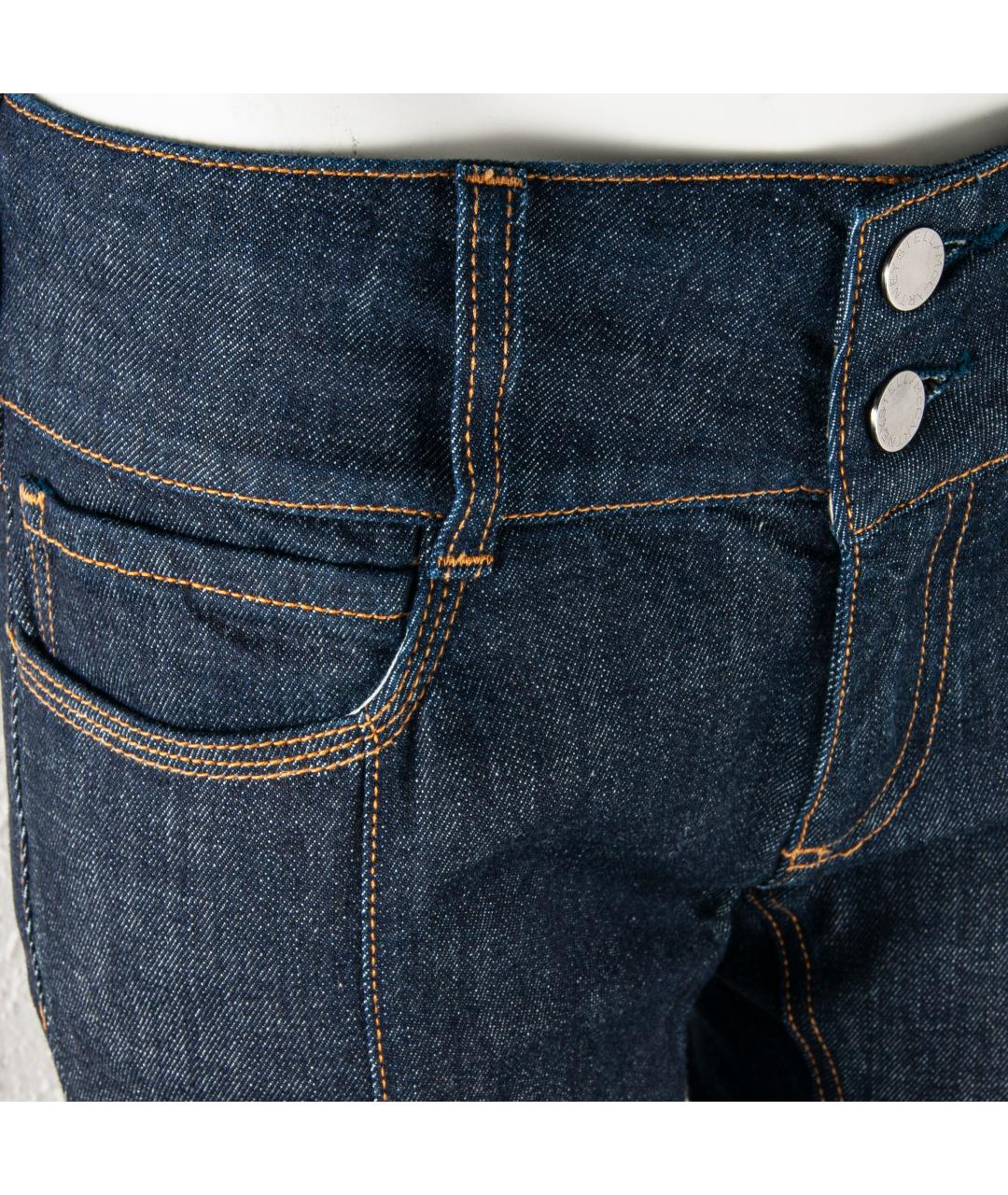 STELLA MCCARTNEY Темно-синие хлопко-эластановые джинсы клеш, фото 2