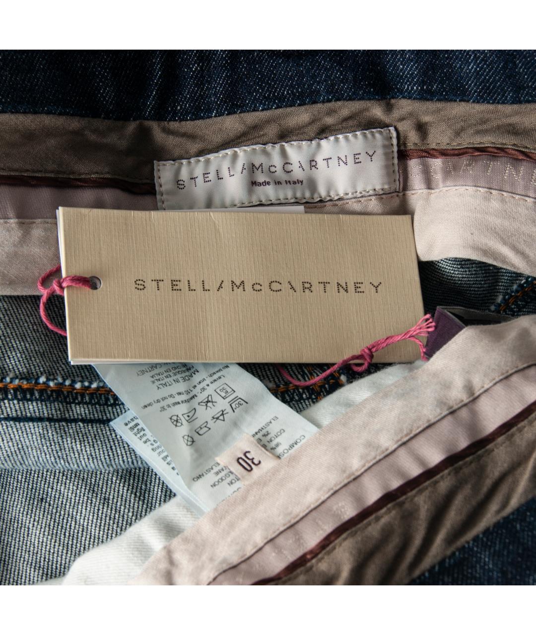 STELLA MCCARTNEY Темно-синие хлопко-эластановые джинсы клеш, фото 5