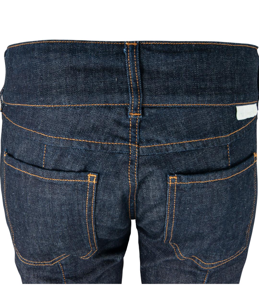 STELLA MCCARTNEY Темно-синие хлопко-эластановые джинсы клеш, фото 4