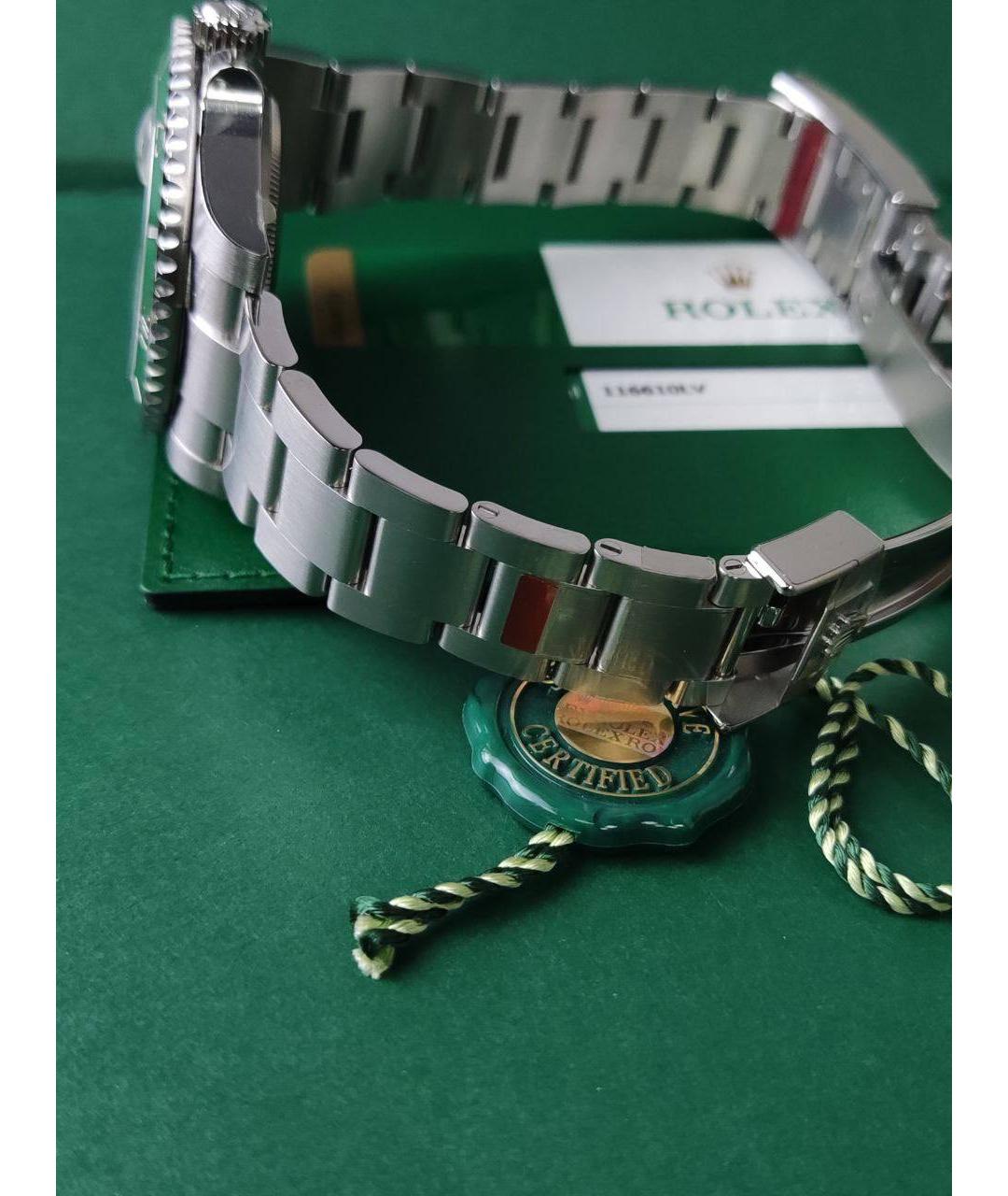 ROLEX Зеленые часы, фото 5