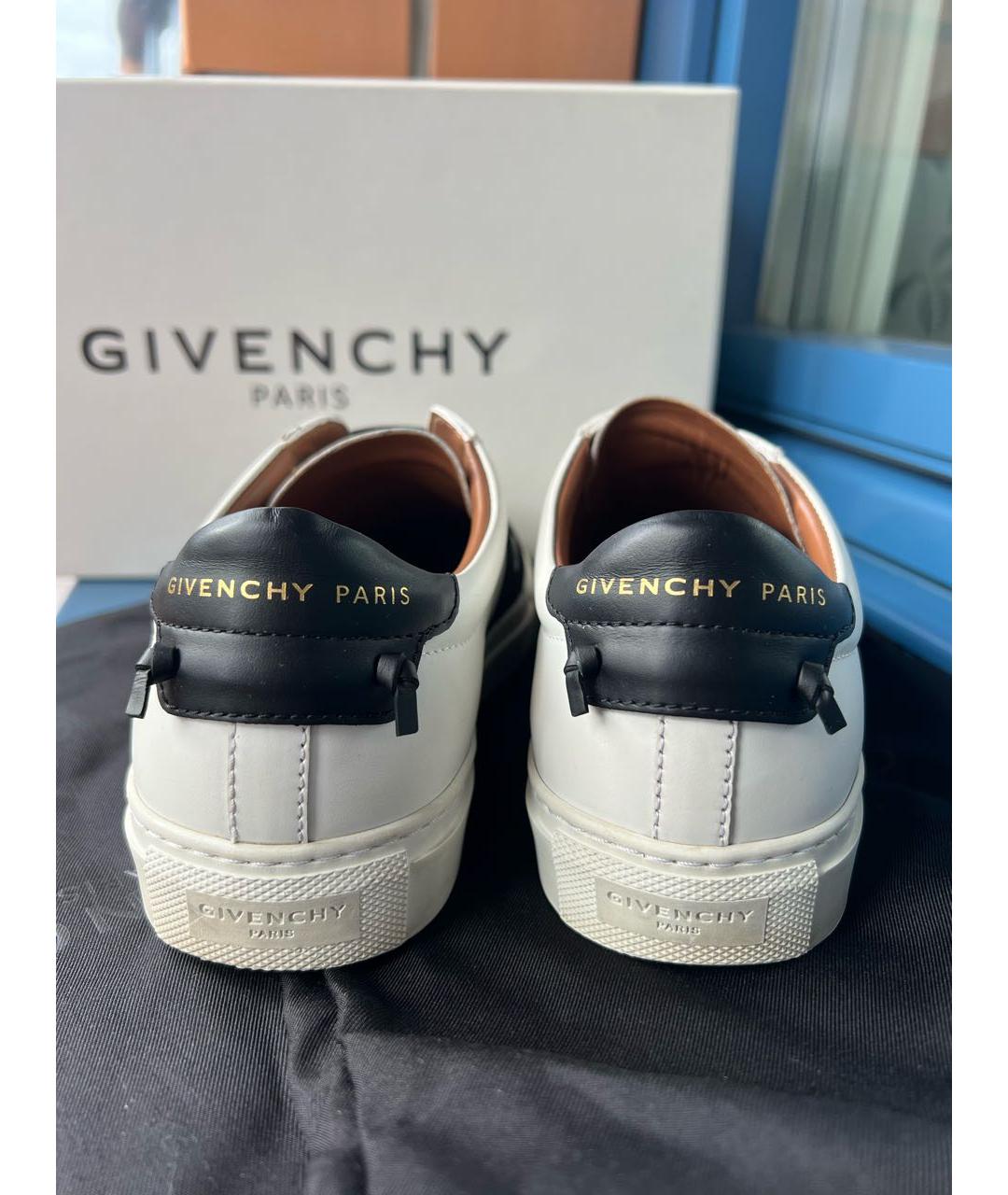 GIVENCHY Белые кожаные лоферы, фото 4