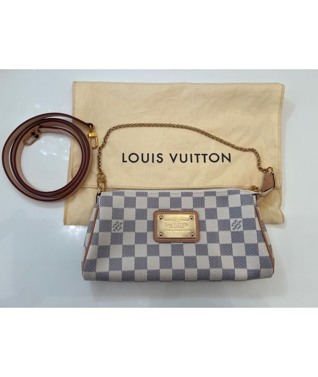 LOUIS VUITTON Белая сумка через плечо, фото 9