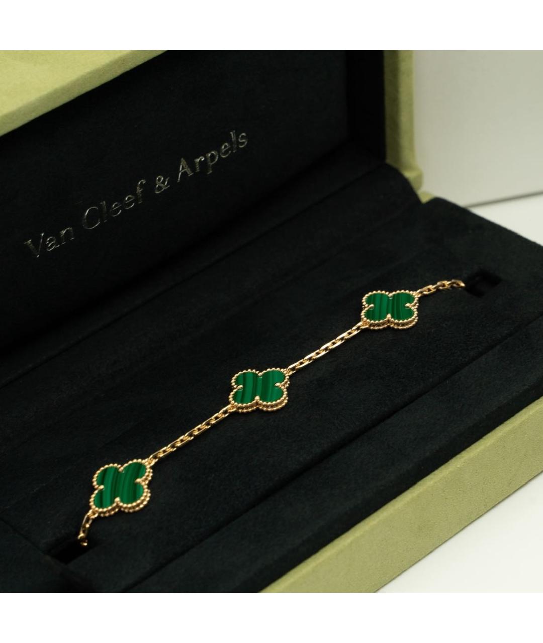 VAN CLEEF & ARPELS Белый браслет из желтого золота, фото 2