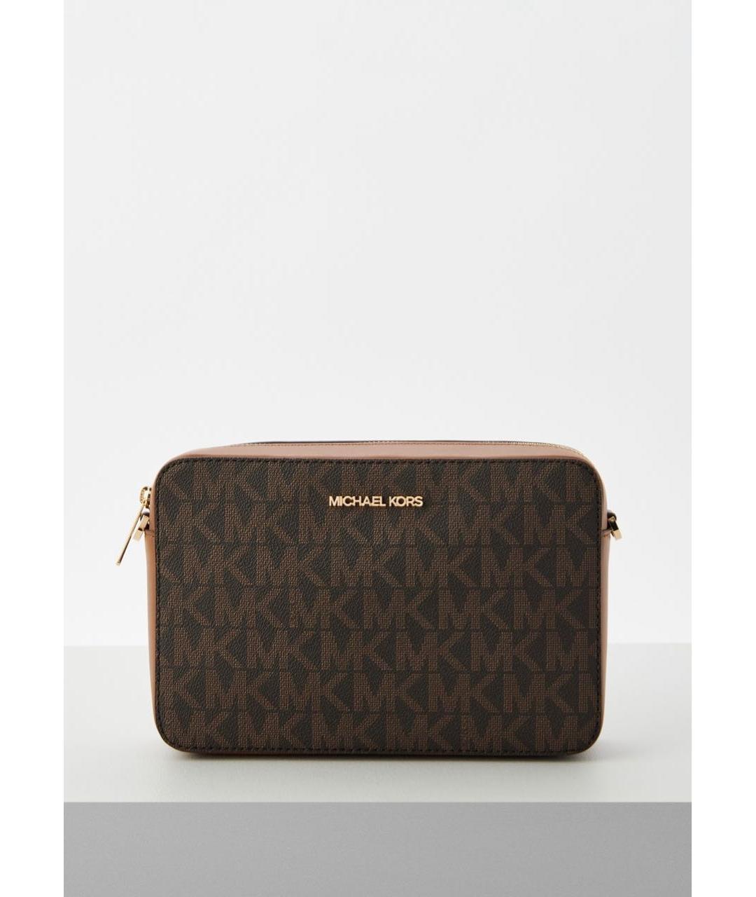 MICHAEL KORS Коричневая сумка через плечо, фото 5