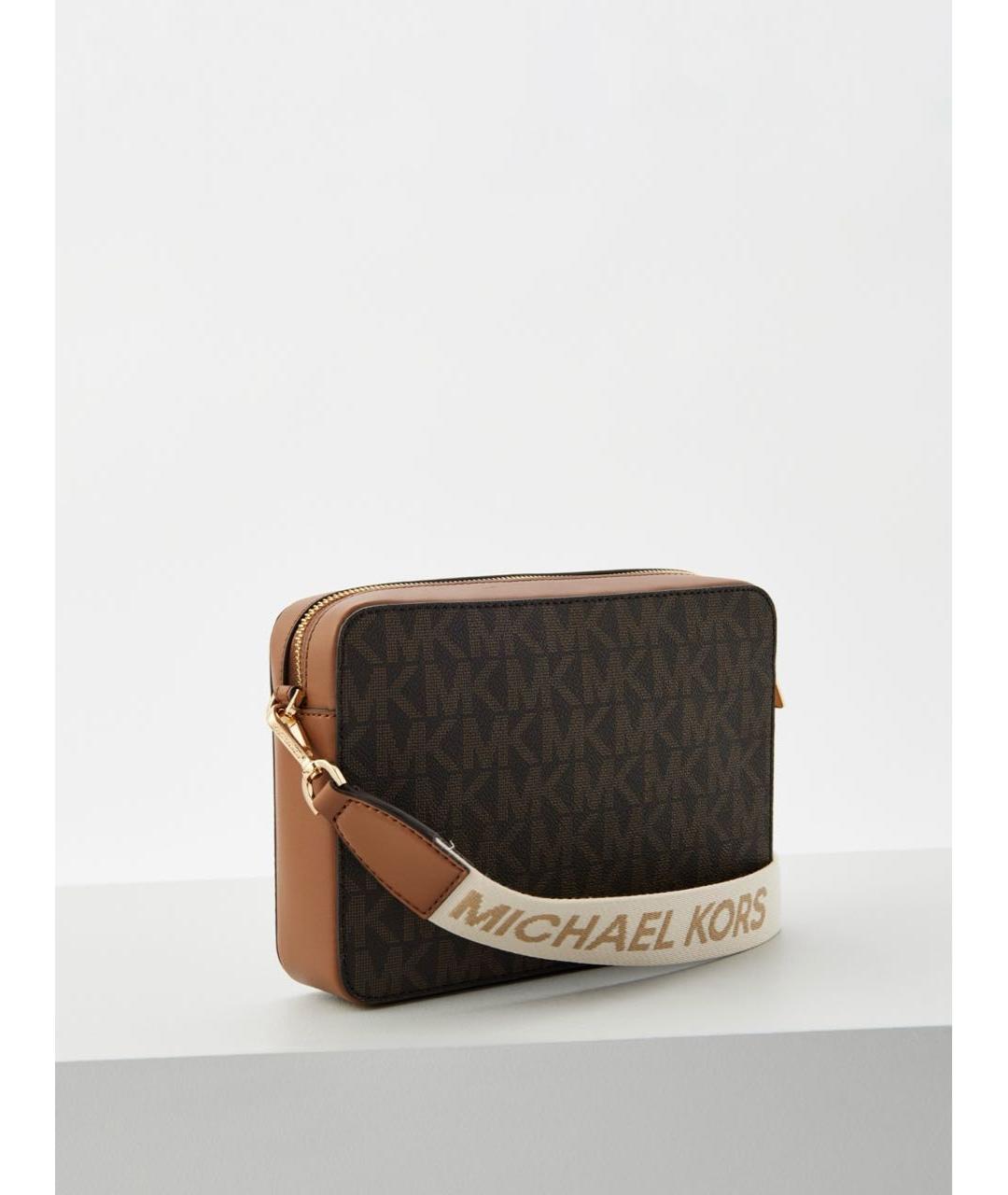 MICHAEL KORS Коричневая сумка через плечо, фото 2