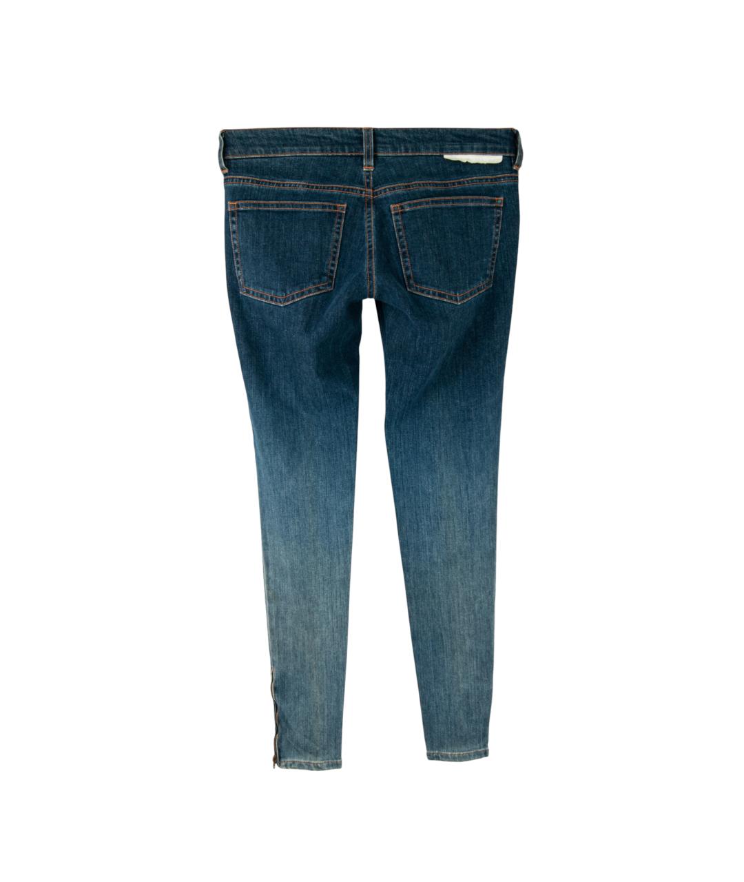 STELLA MCCARTNEY Голубые хлопко-эластановые джинсы слим, фото 3