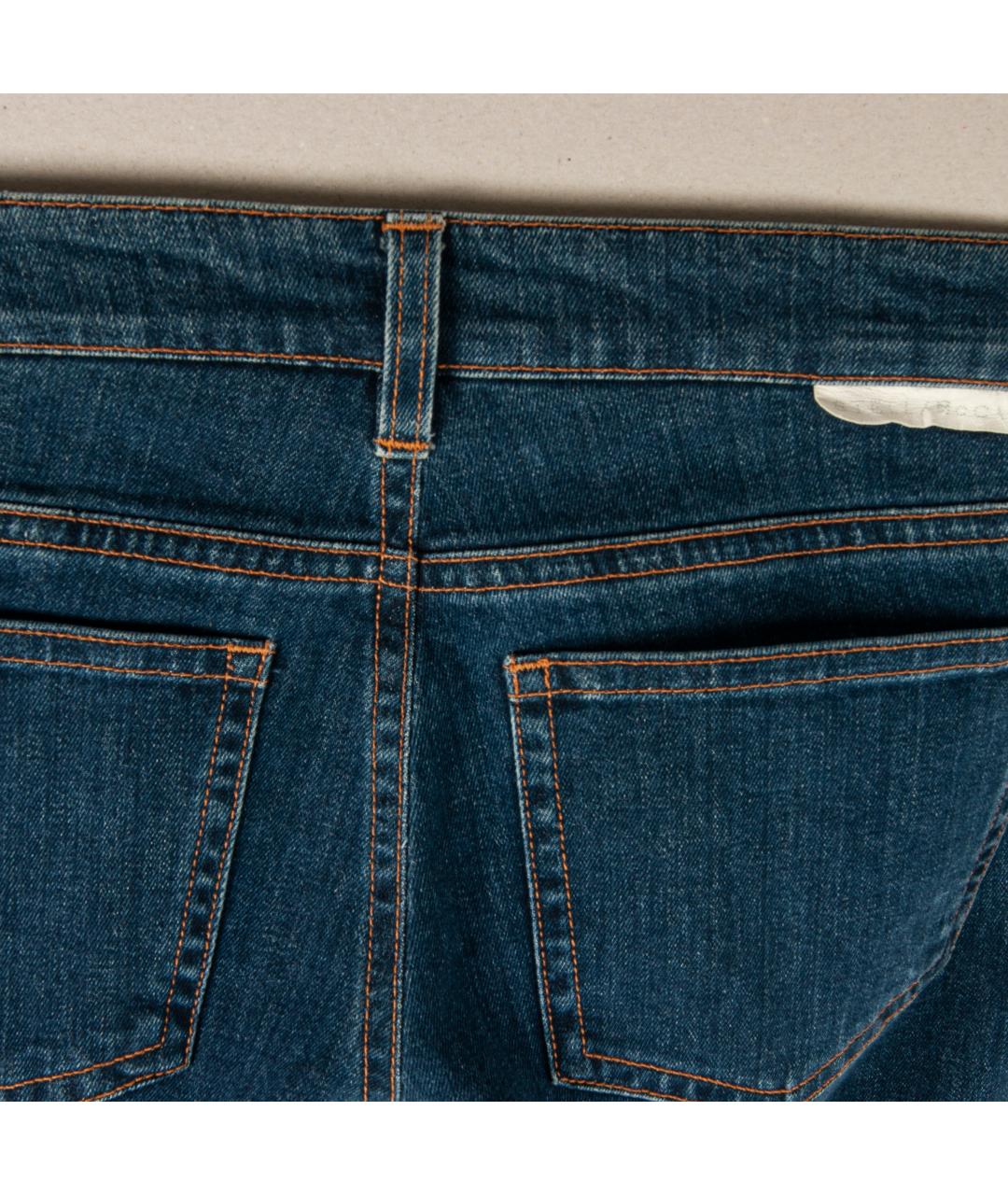 STELLA MCCARTNEY Голубые хлопко-эластановые джинсы слим, фото 4